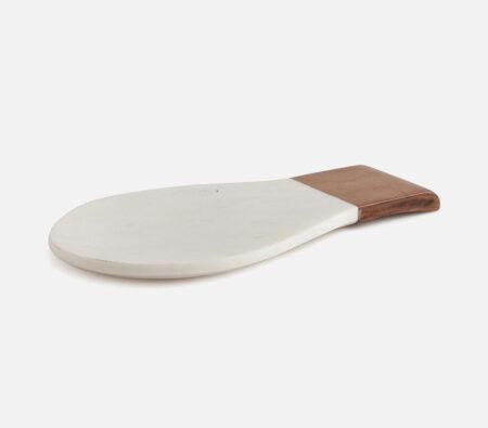 Marble and Wood Spoon Rest