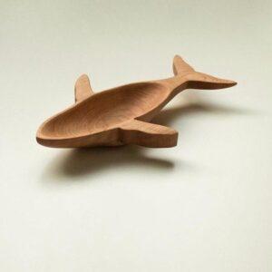 Wooden carved Whale Bowl