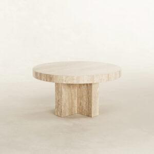 Travertine Marble Side Table