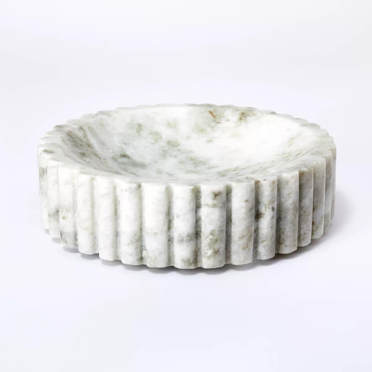 Scallop Marble Bowl