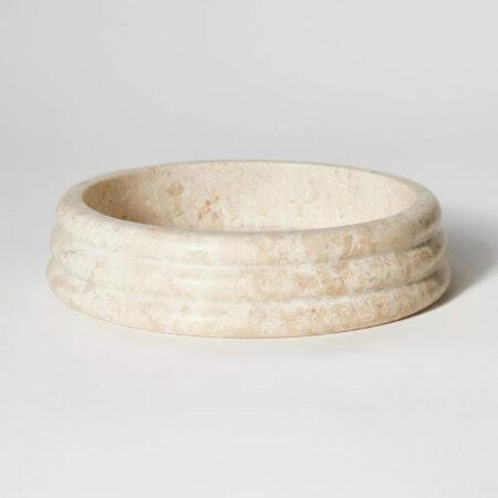 Beige Marble Bowl