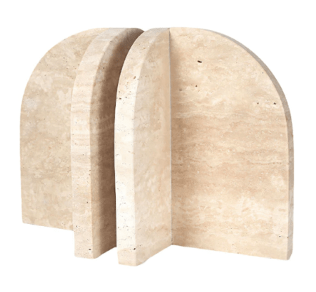 Travertine Stone Bookend