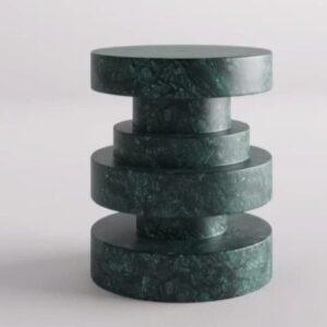 Green Marble Side Table