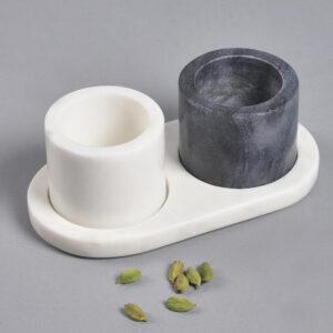 Marble Salt And Pepper Cellar