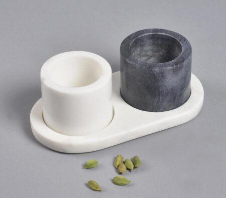 Marble Salt And Pepper Cellar